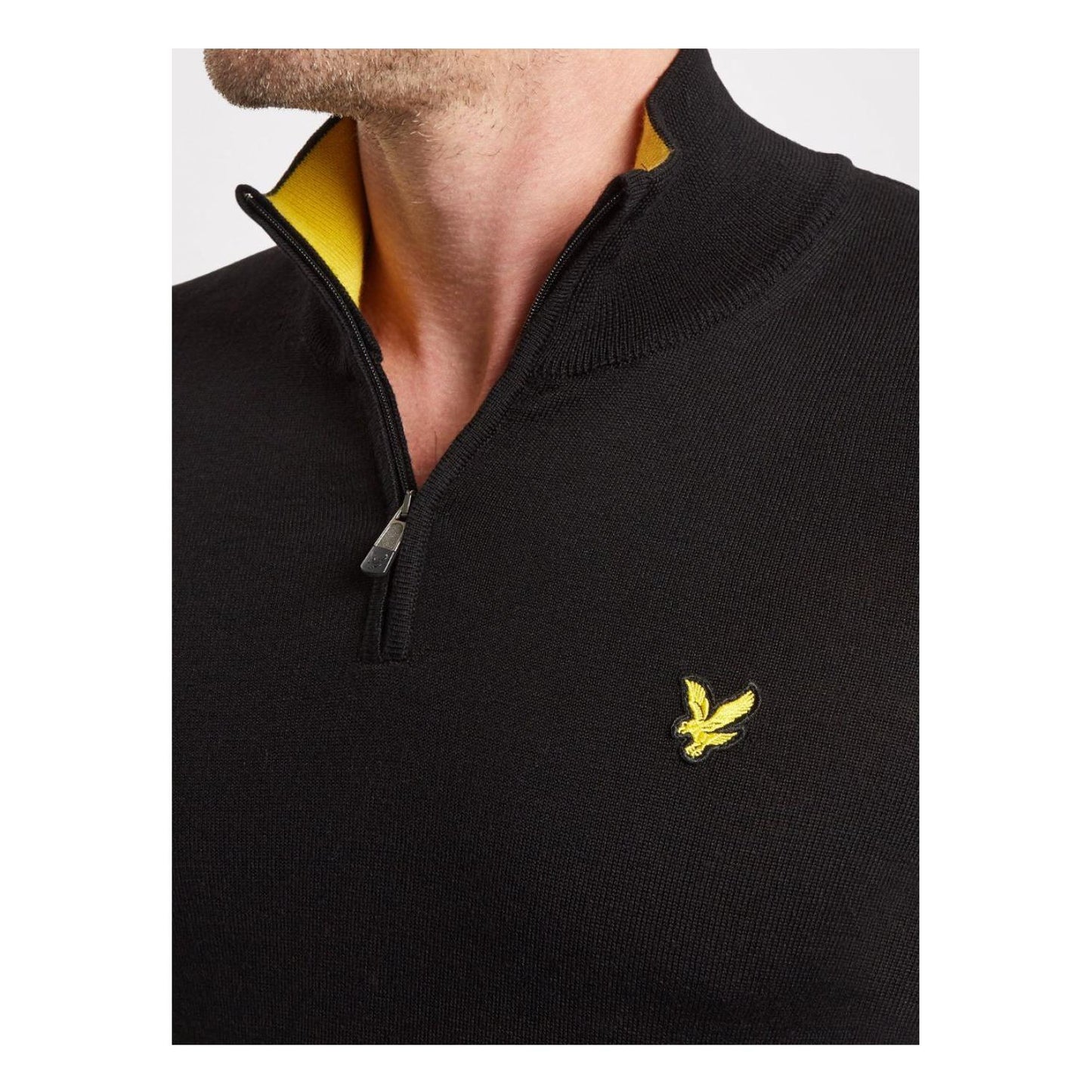 Lyle And Scott Toulmont 1/4 Zip Golf Sweater KN332G