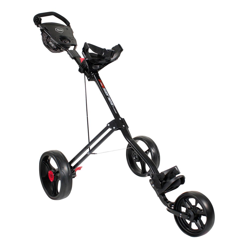 Masters 5 Series 3 Wheel Push Trolley | Black