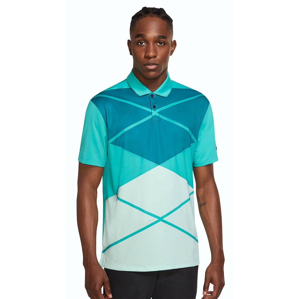 nike turquoise golf shirt