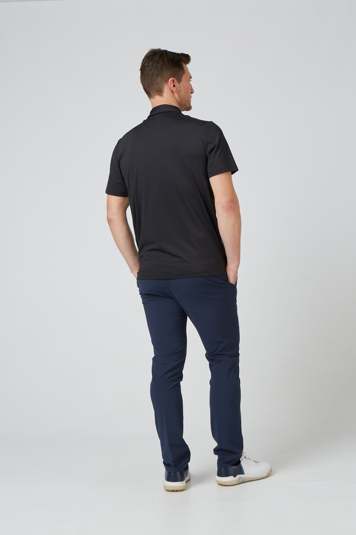 Original Penguin Checkerboard Colour Block Golf Polo Shirt OGKFC003