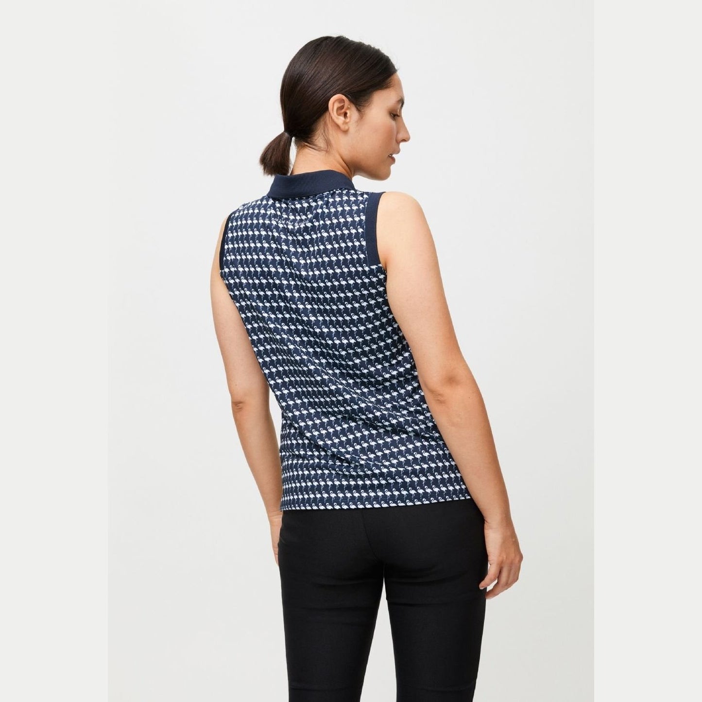 Rohnisch Ladies Sleeveless Deni Golf Polo Shirt 111522