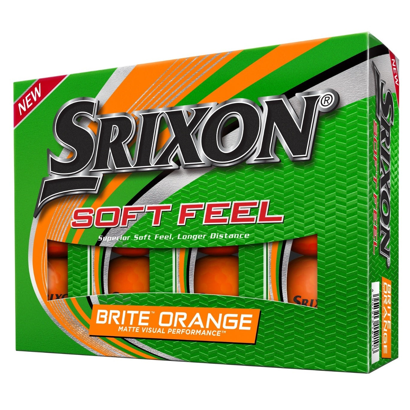 Srixon Soft Feel Brite Golf Balls | Orange