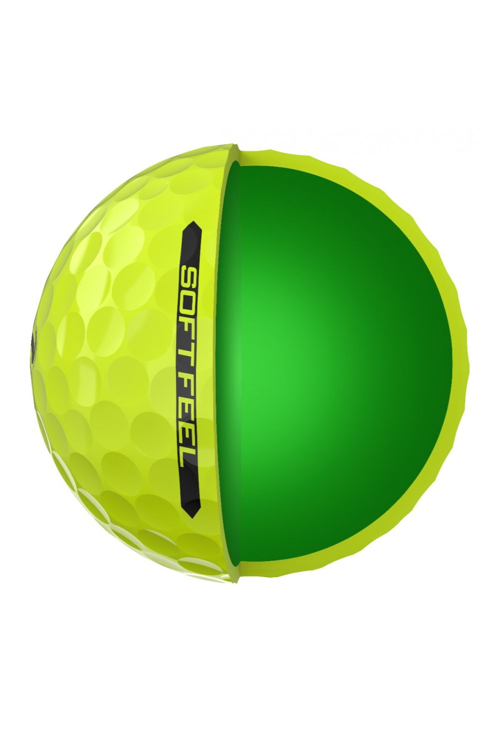 Srixon Soft Feel Golf Balls | Yellow