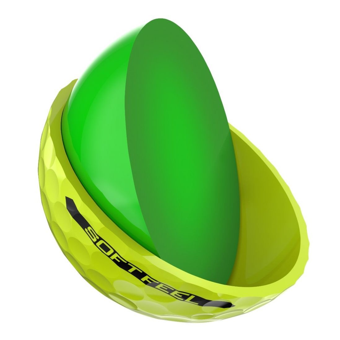 Srixon Soft Feel Golf Balls | Yellow