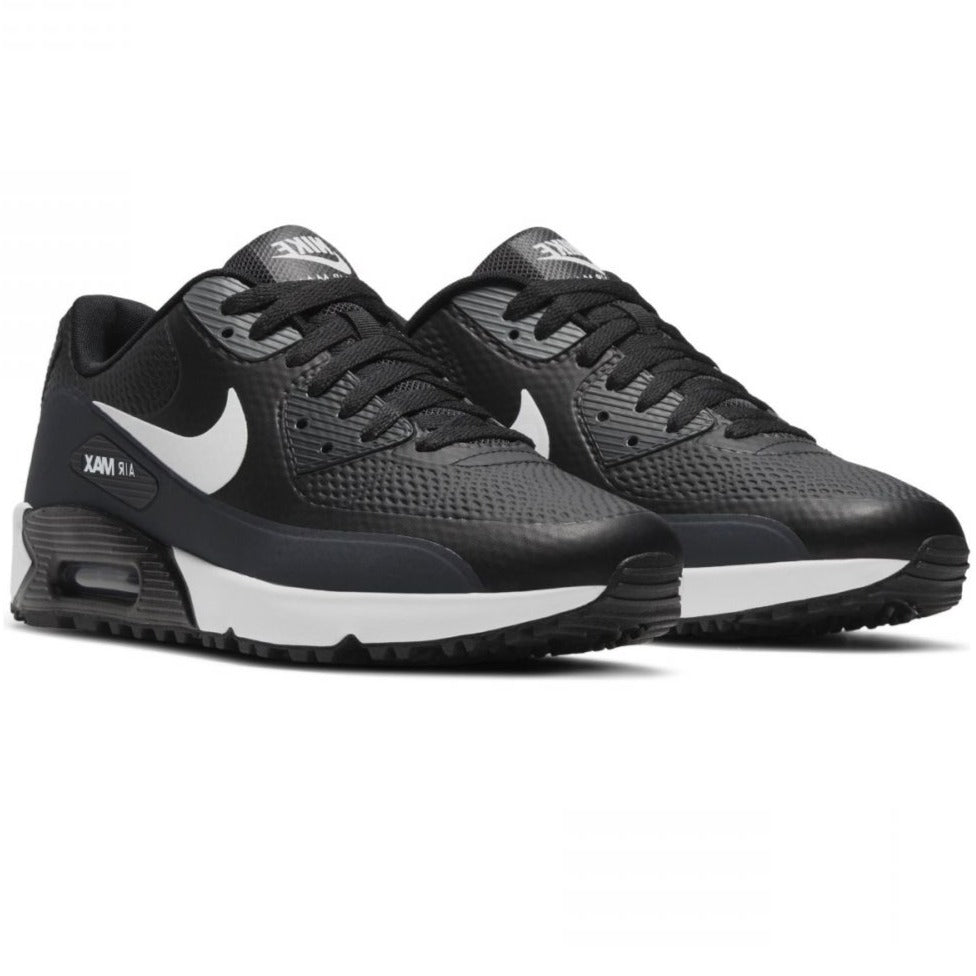 Nike Men's Air Max 90 G Golf Shoe Black/White-Anthracite (CU9978