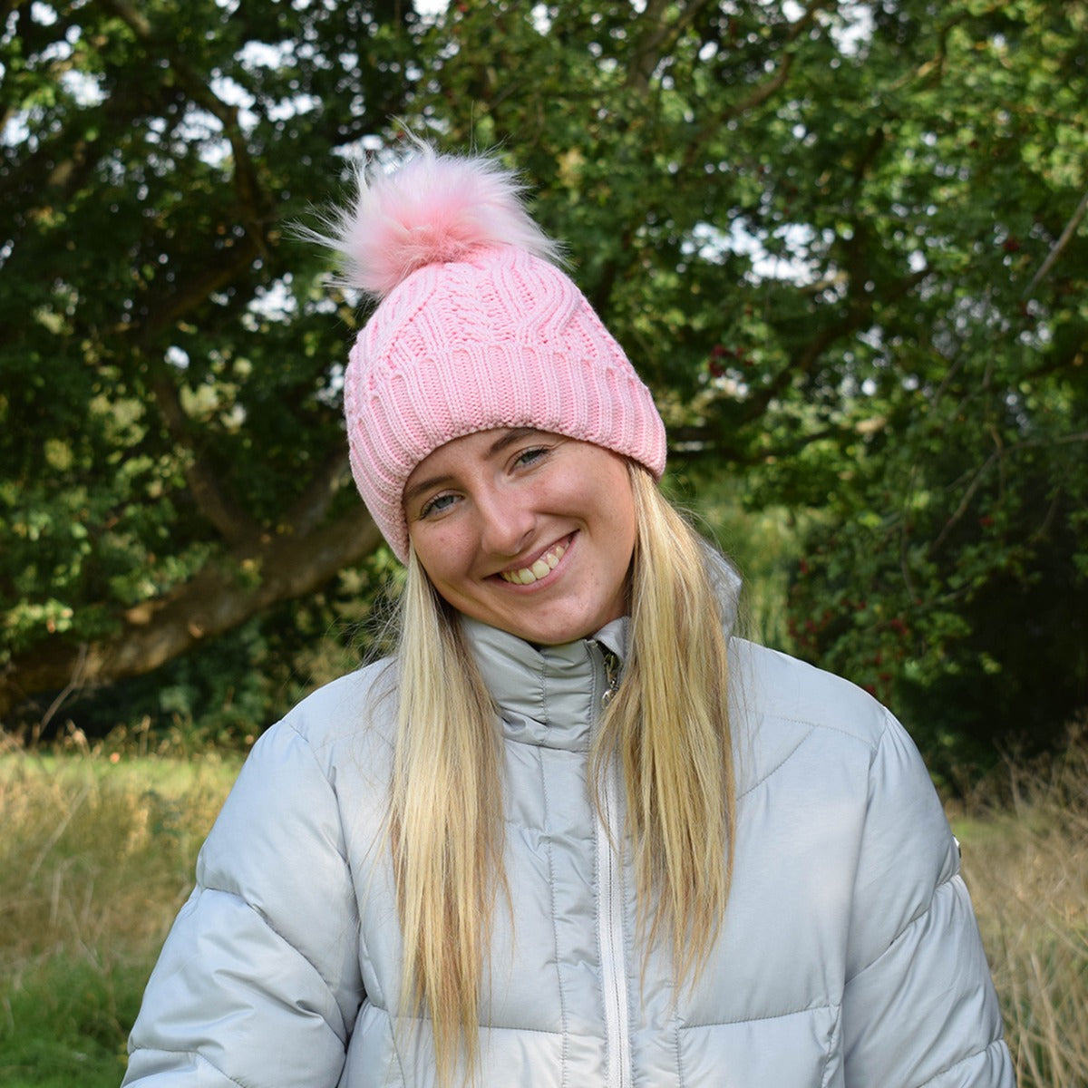Surprizeshop Ladies Waterproof Golf Bobble Hat