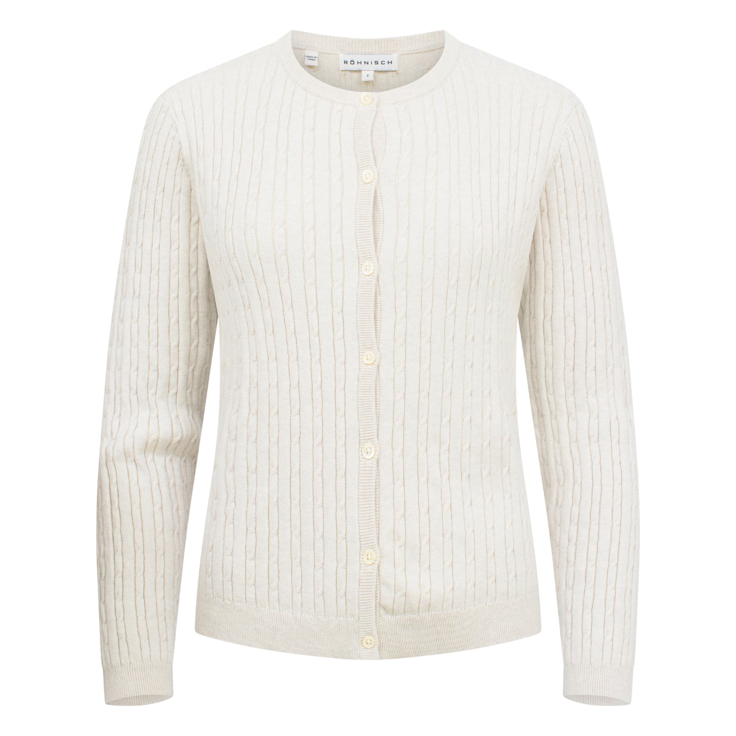 Rohnisch Ladies Classic Cable Golf Cardigan 000874