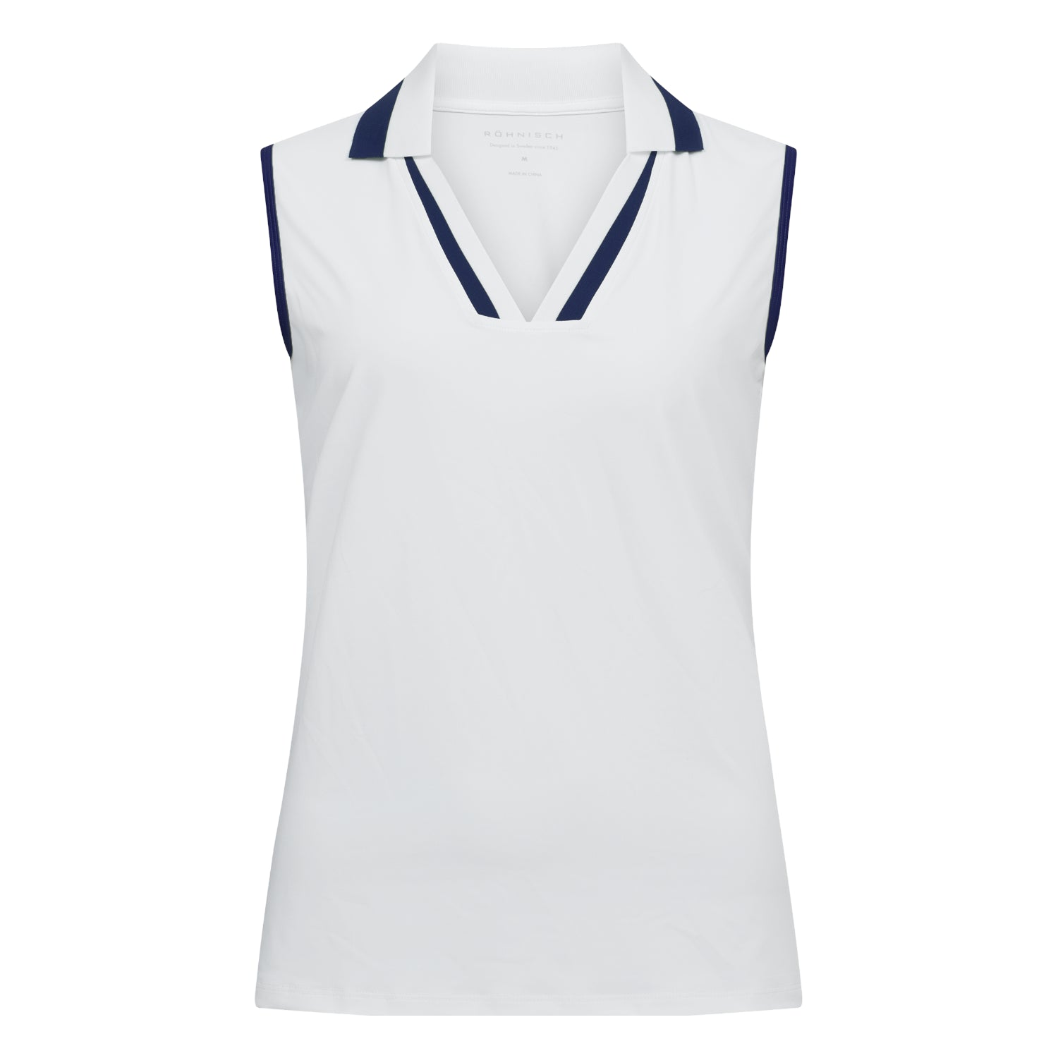 Rohnisch Ladies Essential Sleeveless Golf Polo Shirt 000882