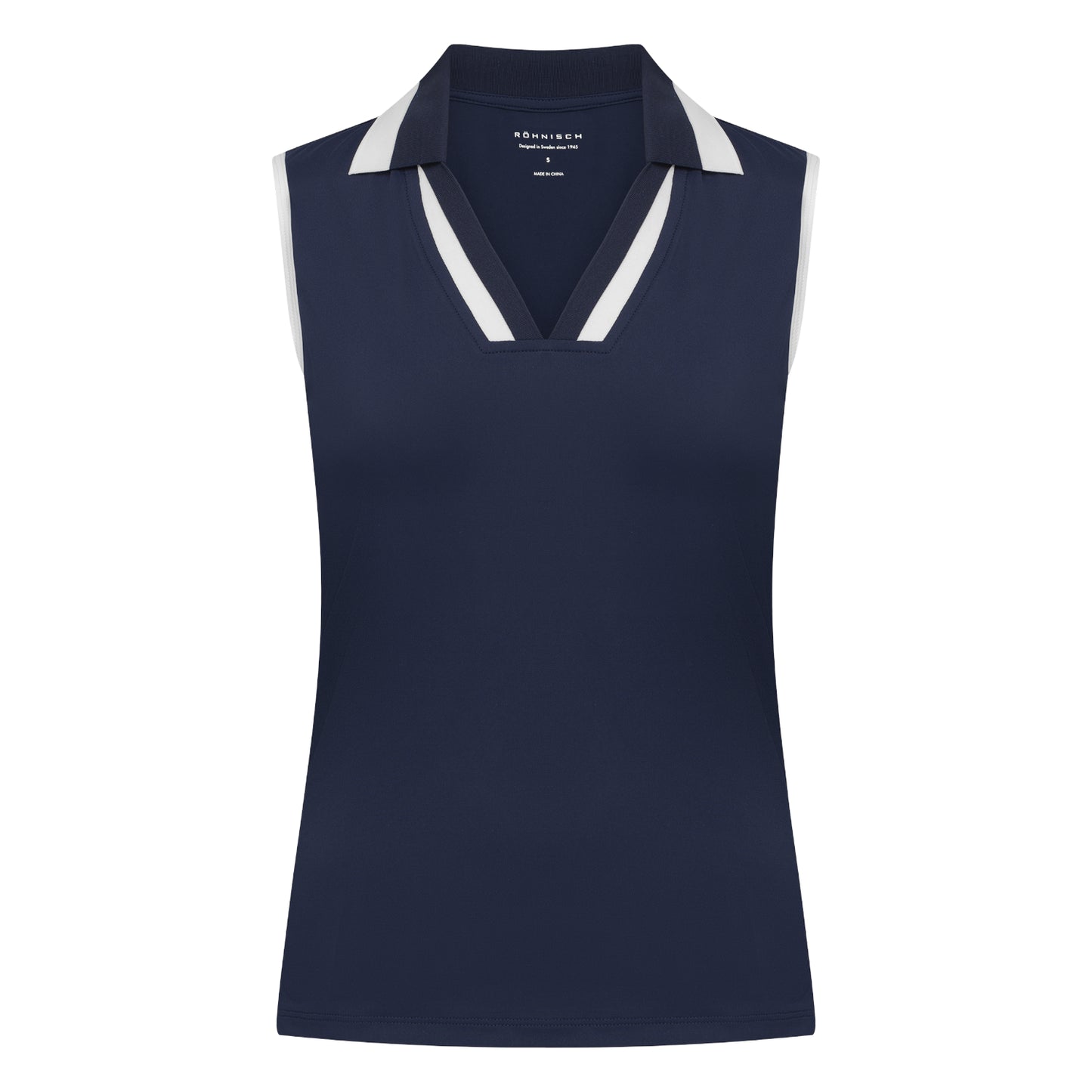 Rohnisch Ladies Essential Sleeveless Golf Polo Shirt 000882