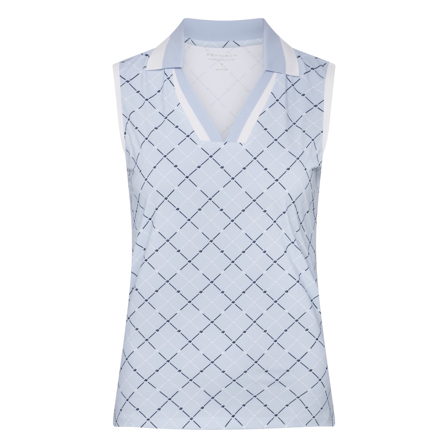 Rohnisch Ladies Essential Sleeveless Golf Polo Shirt 000882