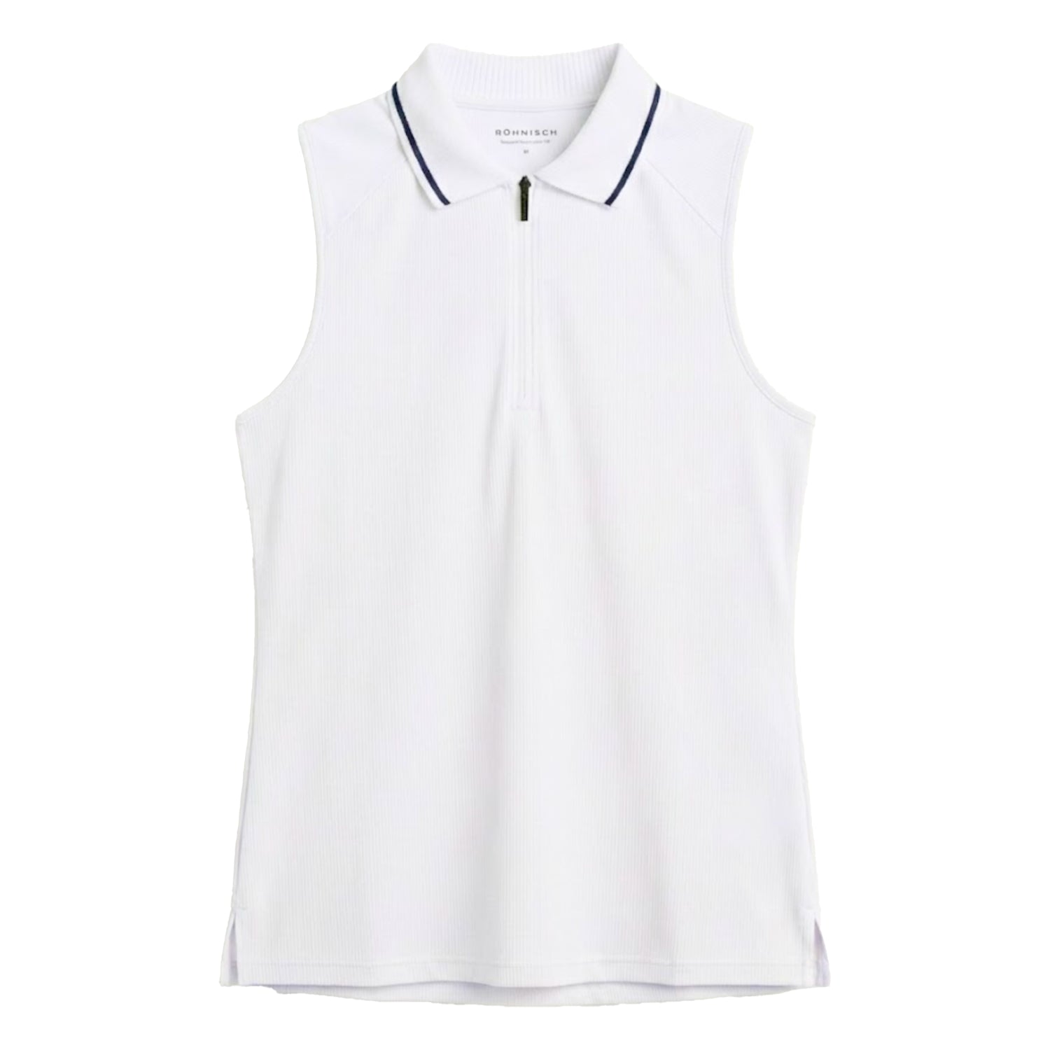 Rohnisch Ladies Rib Sleeveless Golf Polo Shirt 000987