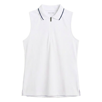 Rohnisch Ladies Rib Sleeveless Golf Polo Shirt 000987