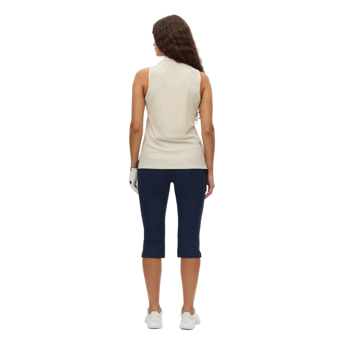 Rohnisch Ladies Rib Sleeveless Golf Polo Shirt 000987