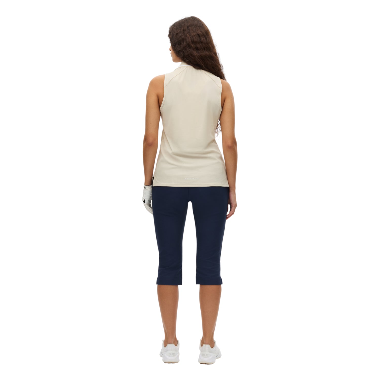 Rohnisch Ladies Rib Sleeveless Golf Polo Shirt 000987