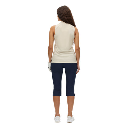 Rohnisch Ladies Rib Sleeveless Golf Polo Shirt 000987