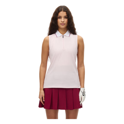 Rohnisch Ladies Rib Sleeveless Golf Polo Shirt 000987
