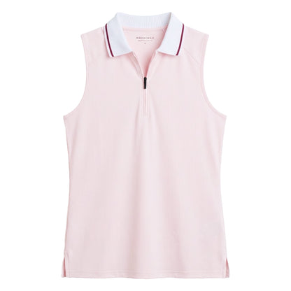 Rohnisch Ladies Rib Sleeveless Golf Polo Shirt 000987