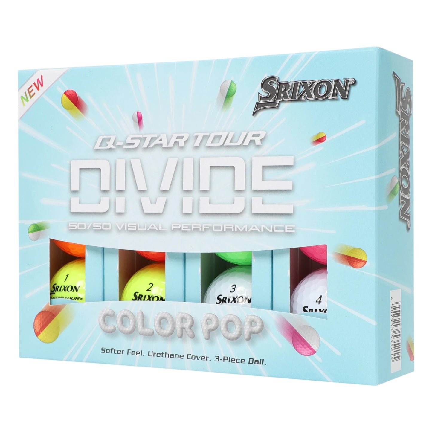 Srixon Q Star Tour Golf Balls Divide | Multi