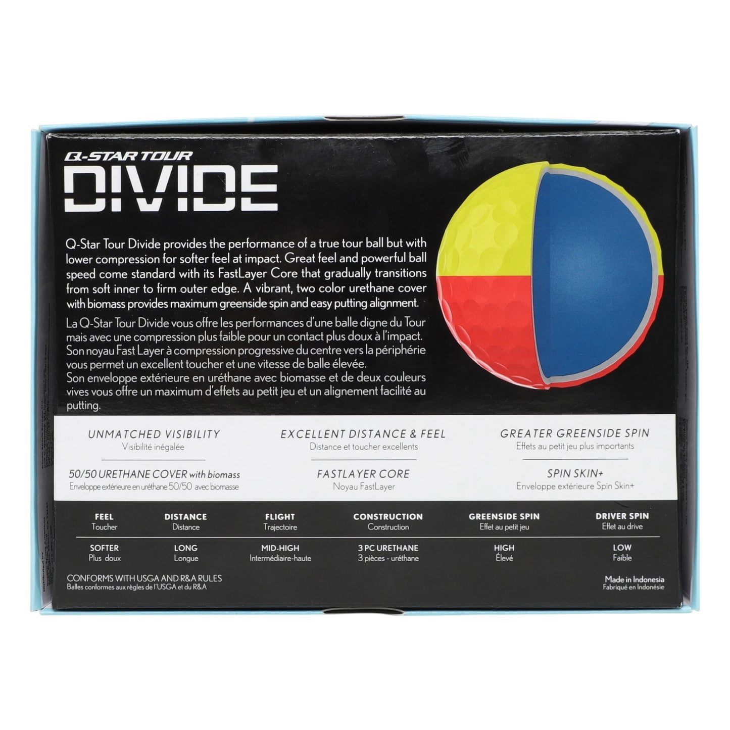 Srixon Q Star Tour Golf Balls Divide | Multi