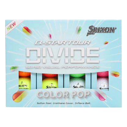 Srixon Q Star Tour Golf Balls Divide | Multi