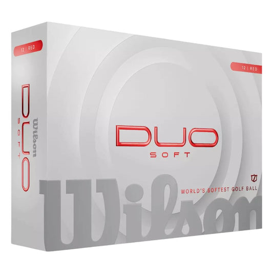 Wilson 2025 Duo Soft Golf Balls | Red