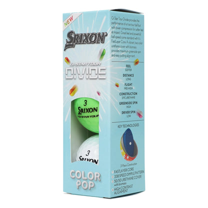 Srixon Q Star Tour Golf Balls Divide | Multi