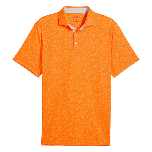 Puma MATTR Peach Stand Golf Polo Shirt 630579