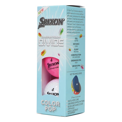 Srixon Q Star Tour Golf Balls Divide | Multi