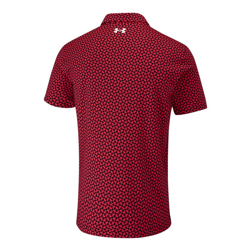 Under Armour Tee To Green Printed Golf Polo Shirt 1383715