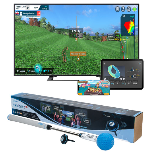 PhiGolf 2 Flex Home & Mobile Golf Simulator