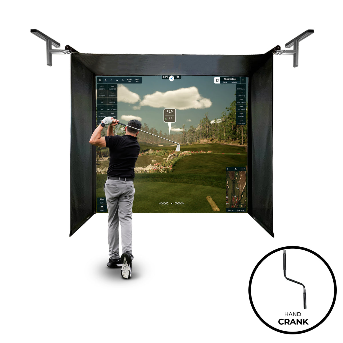 SportScreen Vanish Series Retractable Golf Enclosure