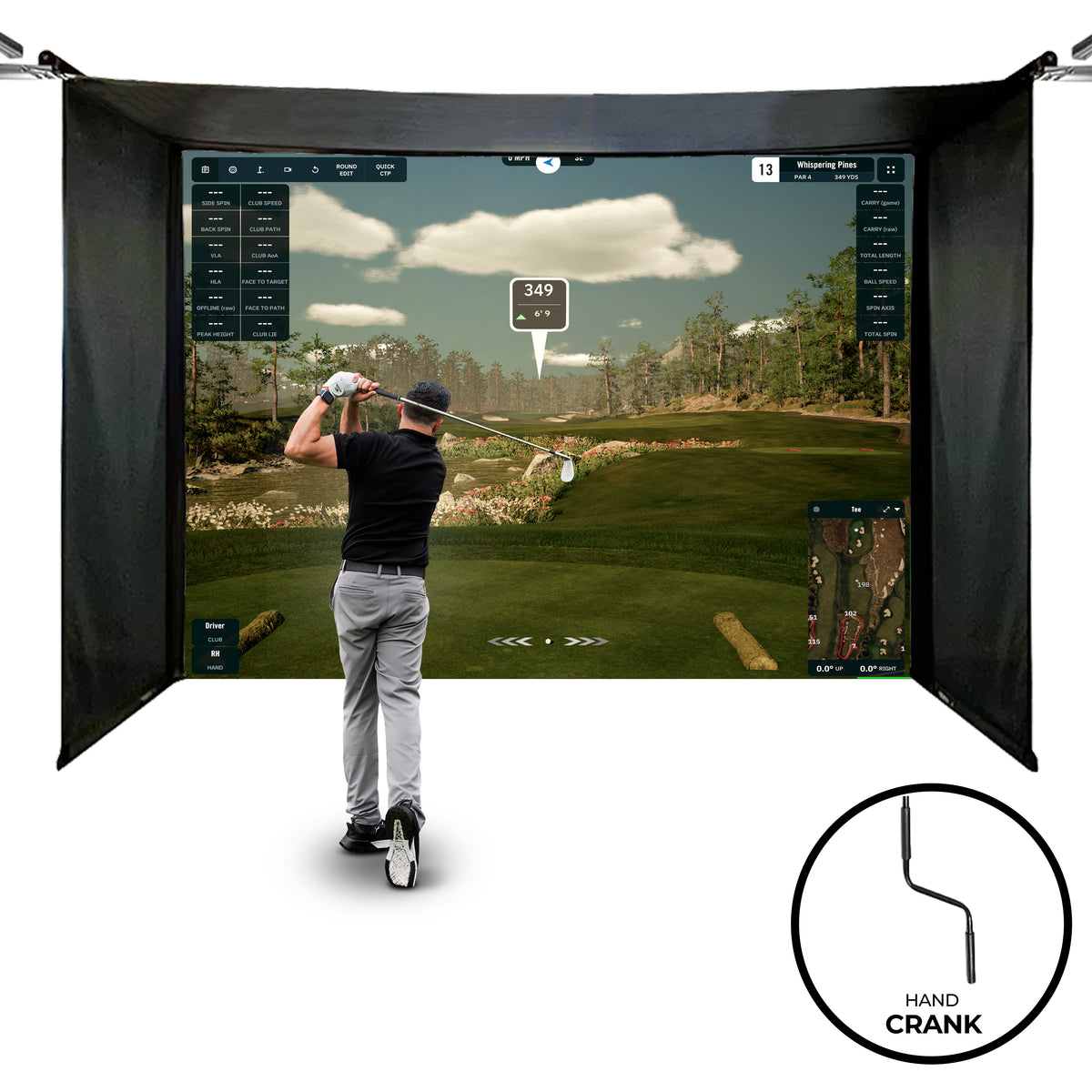 SportScreen Vanish Series Retractable Golf Enclosure
