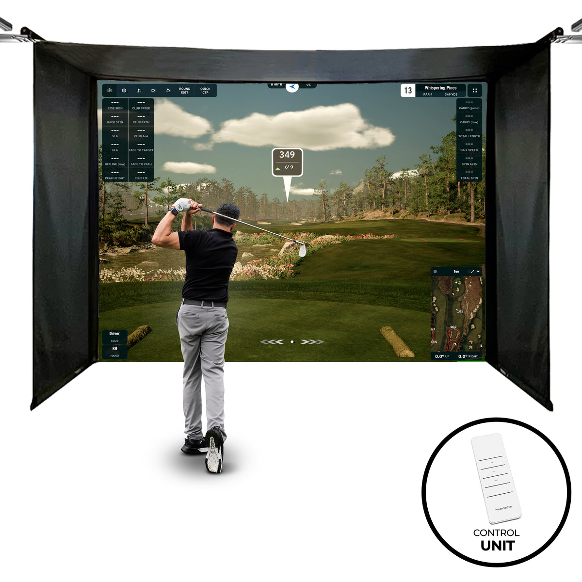 SportScreen Vanish Series Retractable Golf Enclosure