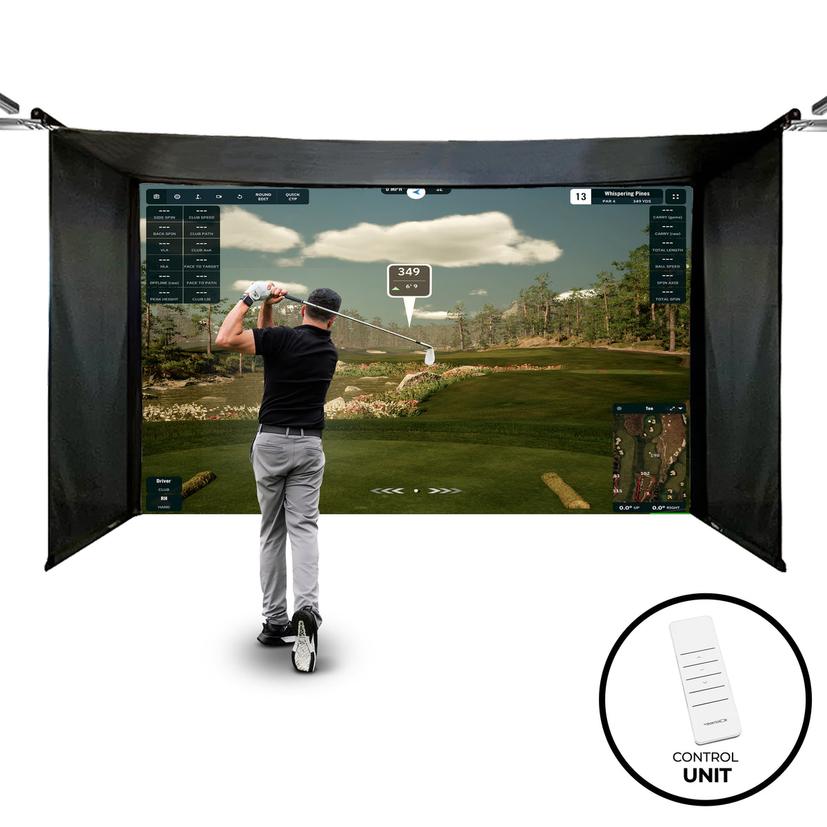 SportScreen Vanish Series Retractable Golf Enclosure