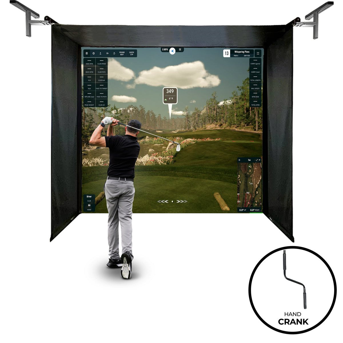 SportScreen Vanish Series Retractable Golf Enclosure