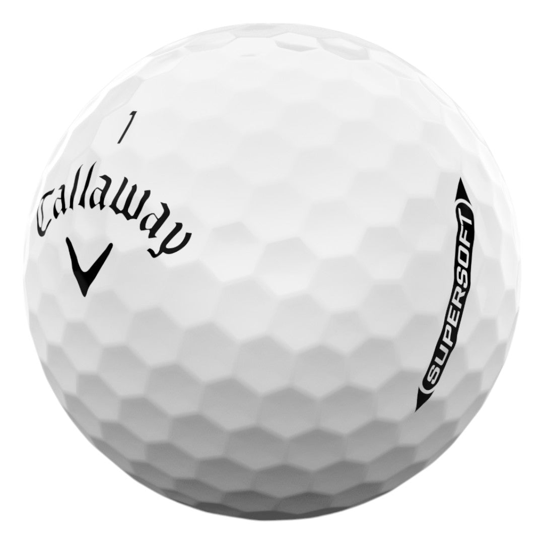 Callaway 2026 Supersoft White Golf Balls | Double Dozen