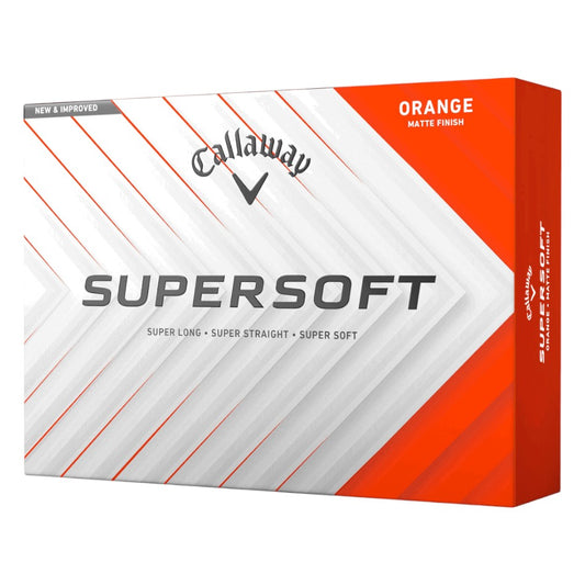 Callaway 2025 Supersoft Golf Balls | Orange