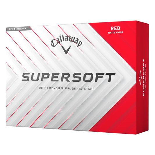 Callaway 2025 Supersoft Golf Balls | Red