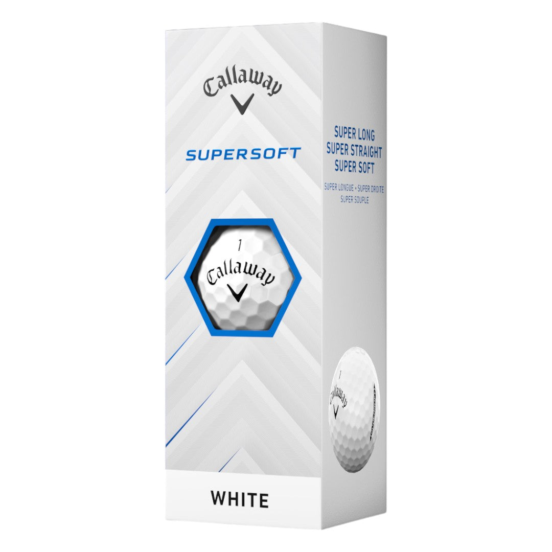 Callaway 2026 Supersoft White Golf Balls | Double Dozen
