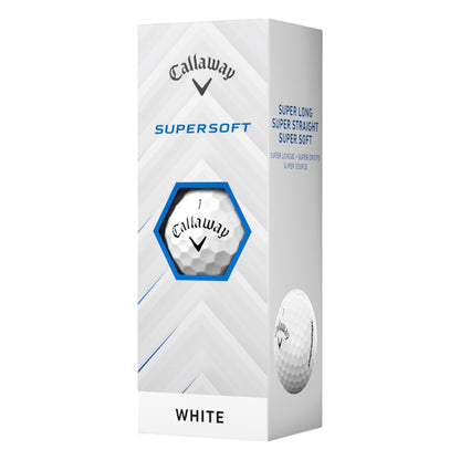 Callaway 2026 Supersoft White Golf Balls | Double Dozen