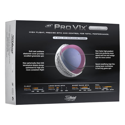 Titleist 2025 Pro V1x Enhanced Align Golf Balls | White