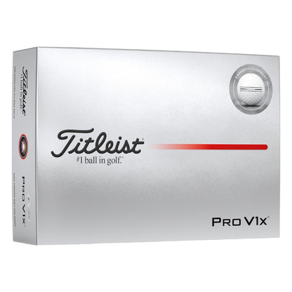Titleist 2025 Pro V1x Enhanced Align Golf Balls | White