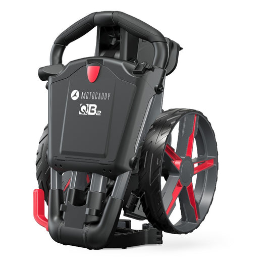 Motocaddy QB2 Golf Push Trolley | Red