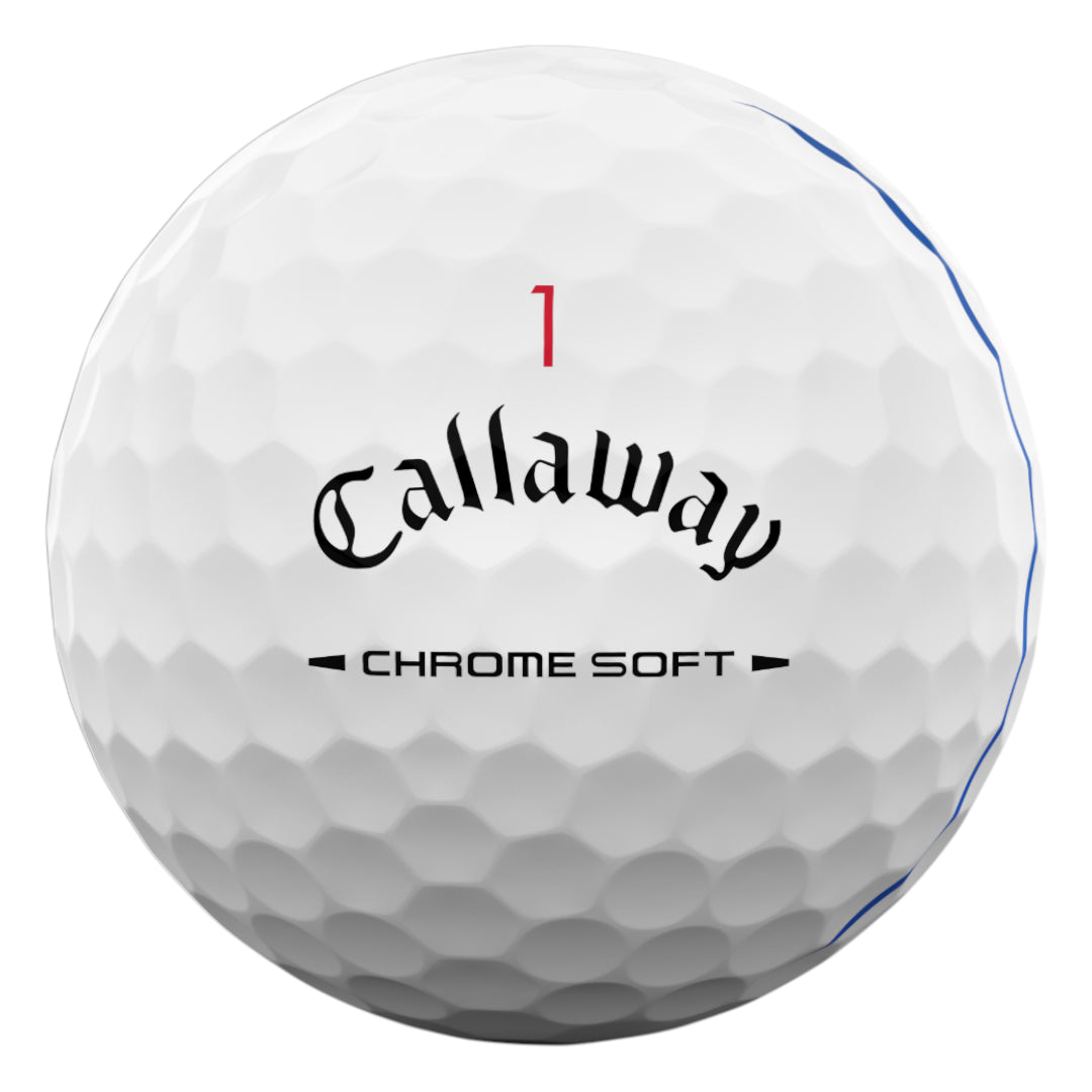 Callaway 2026 Chrome Soft Triple Track Golf Balls | White
