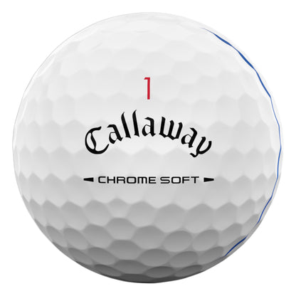 Callaway 2026 Chrome Soft Triple Track Golf Balls | White