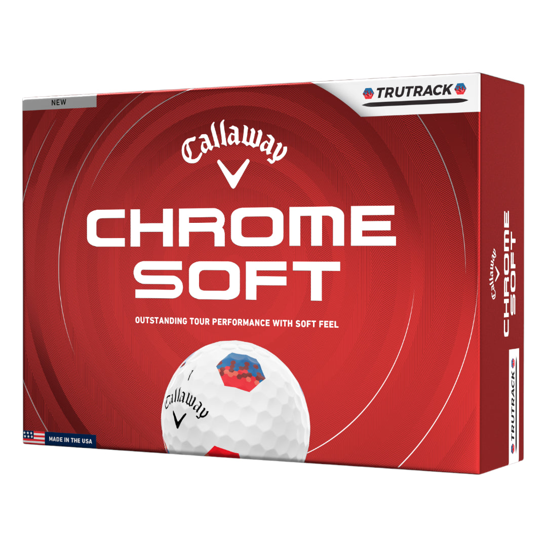 Callaway 2026 Chrome Soft TruTrack Golf Balls | White