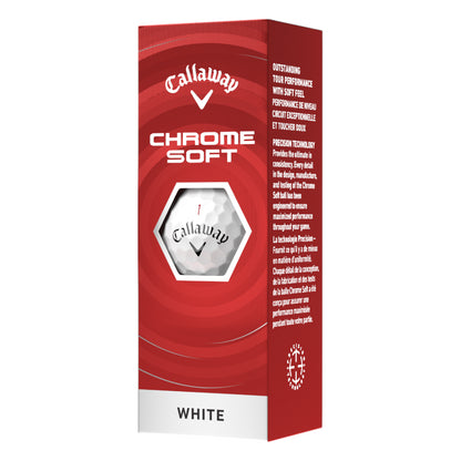 Callaway 2026 Chrome Soft Golf Balls | White