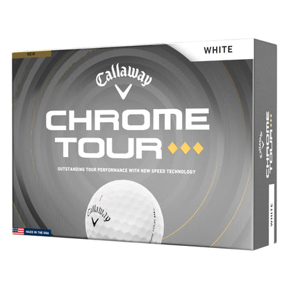 Callaway Chrome Tour Triple Diamond Golf Balls | White