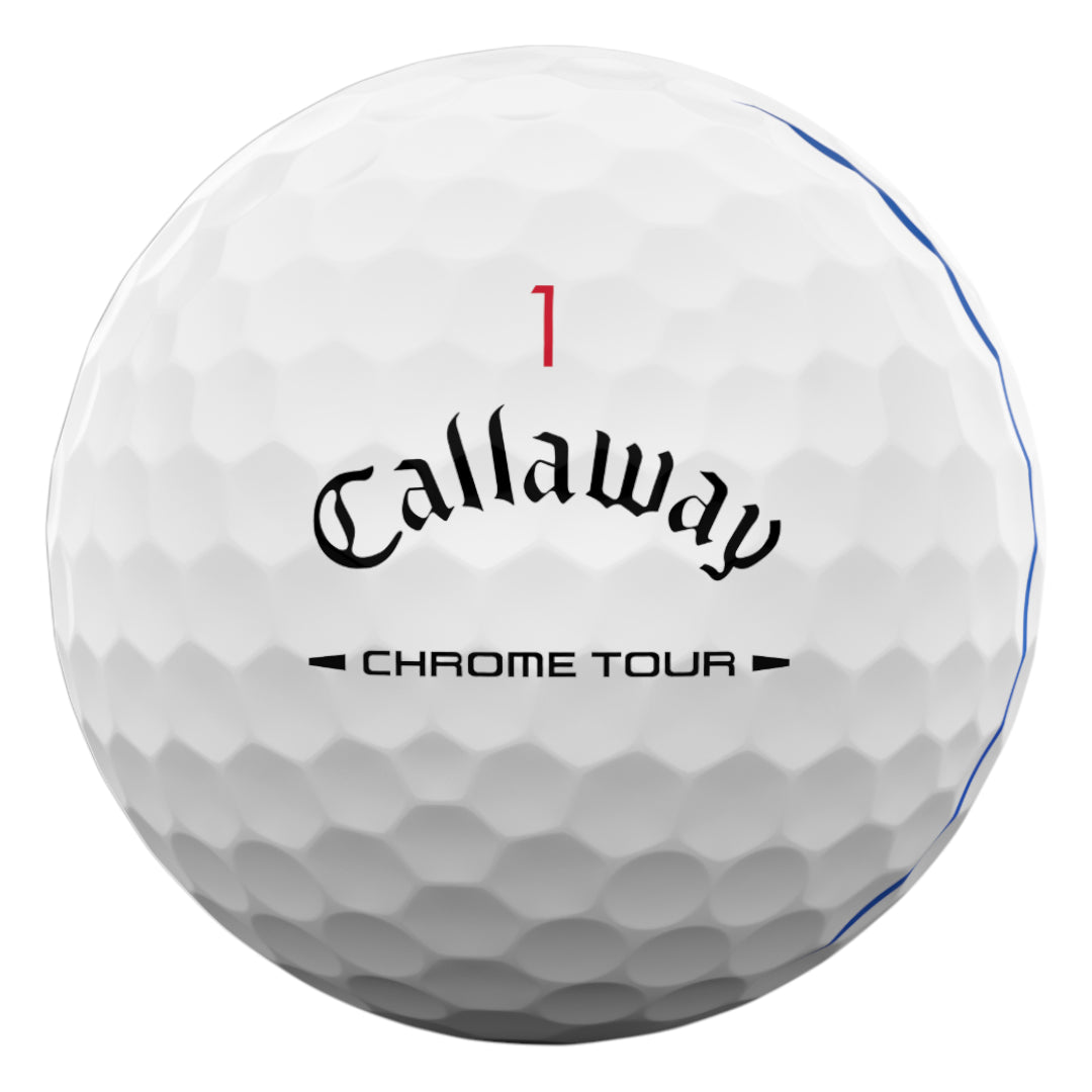 Callaway 2026 Chrome Tour Triple Track Golf Balls | White