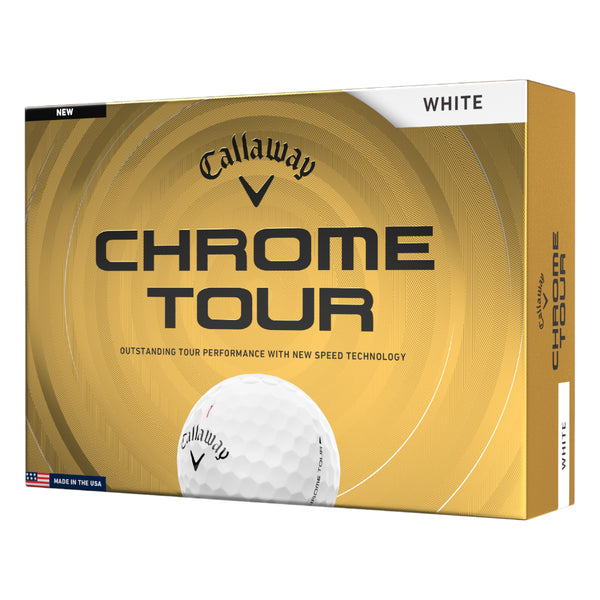 Callawayゴルフボールセット Callaway 2026 Chrome Tour Golf Balls | White – Clarkes Golf